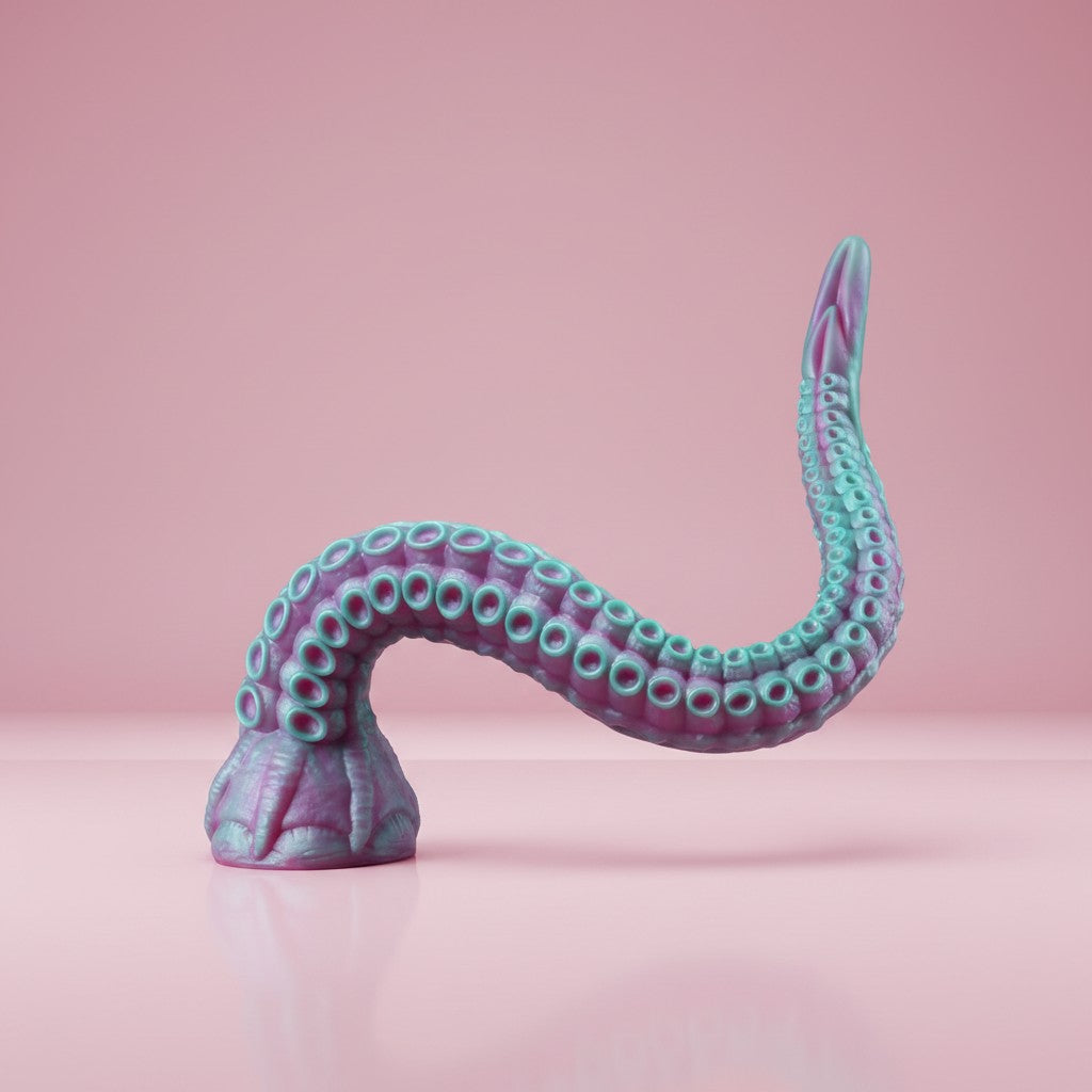 Stimulateur en silicone texturé – Design Tentaculaire Premium