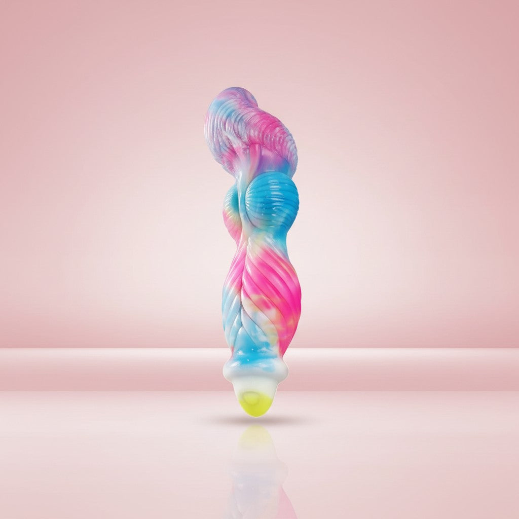 Godemichet Dragon vibrant 4-en-1 avec télécommande – Collection Fantasy
