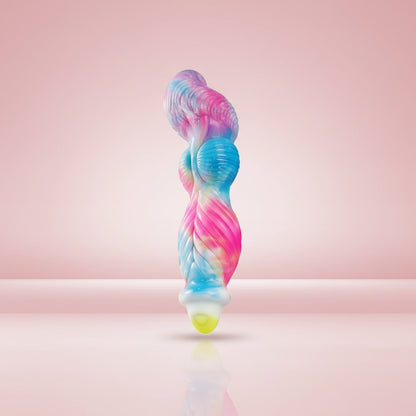 Godemichet Dragon vibrant 4-en-1 avec télécommande – Collection Fantasy