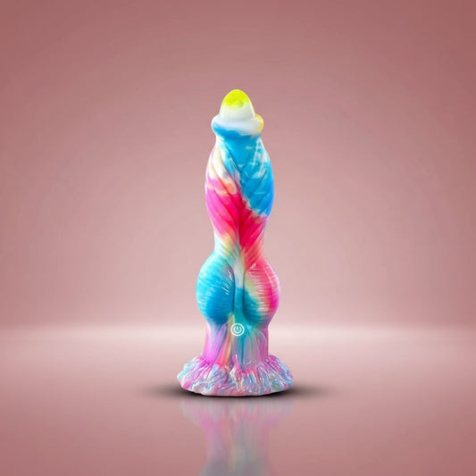 Godemichet Dragon vibrant 4-en-1 avec télécommande – Collection Fantasy