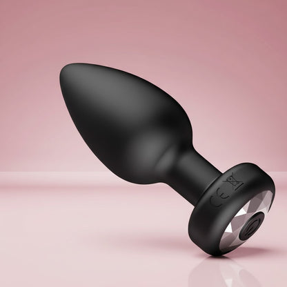 Plug Anal Vibrant Noir™ – Télécommande & 10 Modes de Vibration
