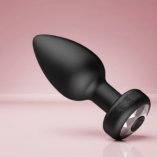 Plug Anal Vibrant Noir™ – Télécommande & 10 Modes de Vibration